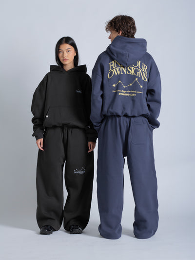 FIND YOUR OWN SIGNS HOODIE - FADED BLACK