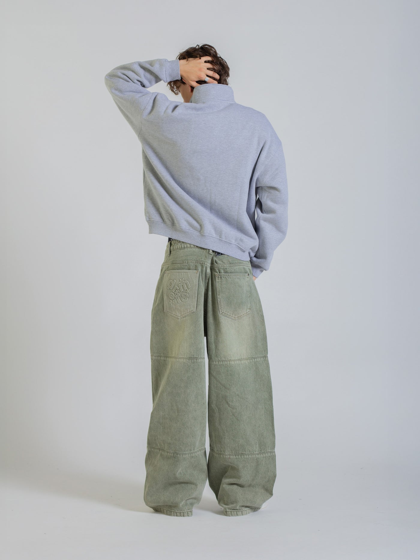 QUARTER ZIP FLEECE - GREY