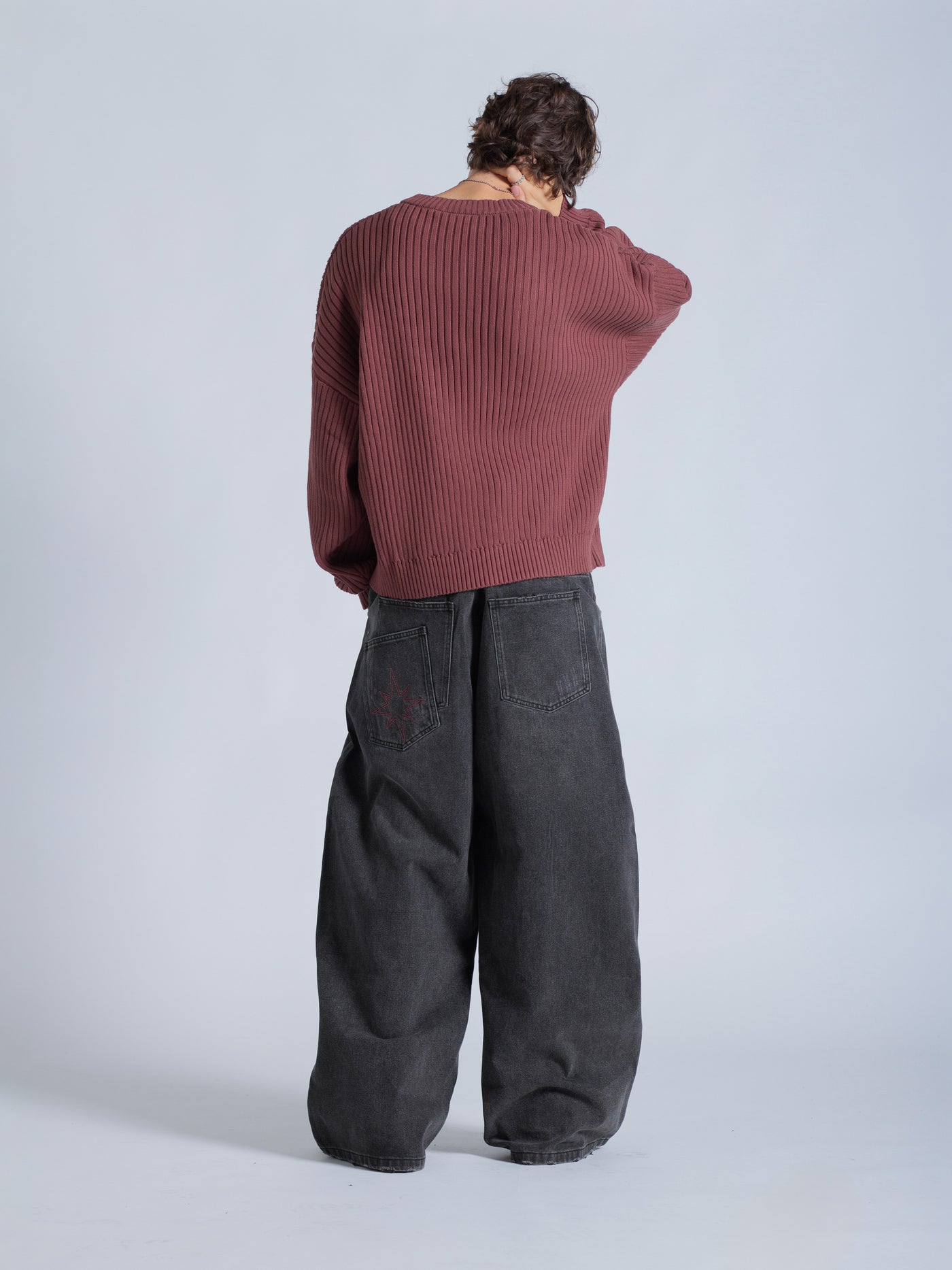 DRMERS RIBBED KNIT - MAROON