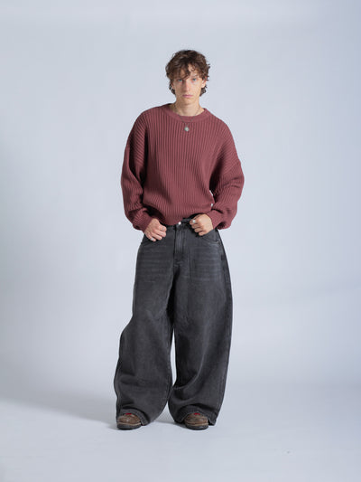DRMERS RIBBED KNIT - MAROON