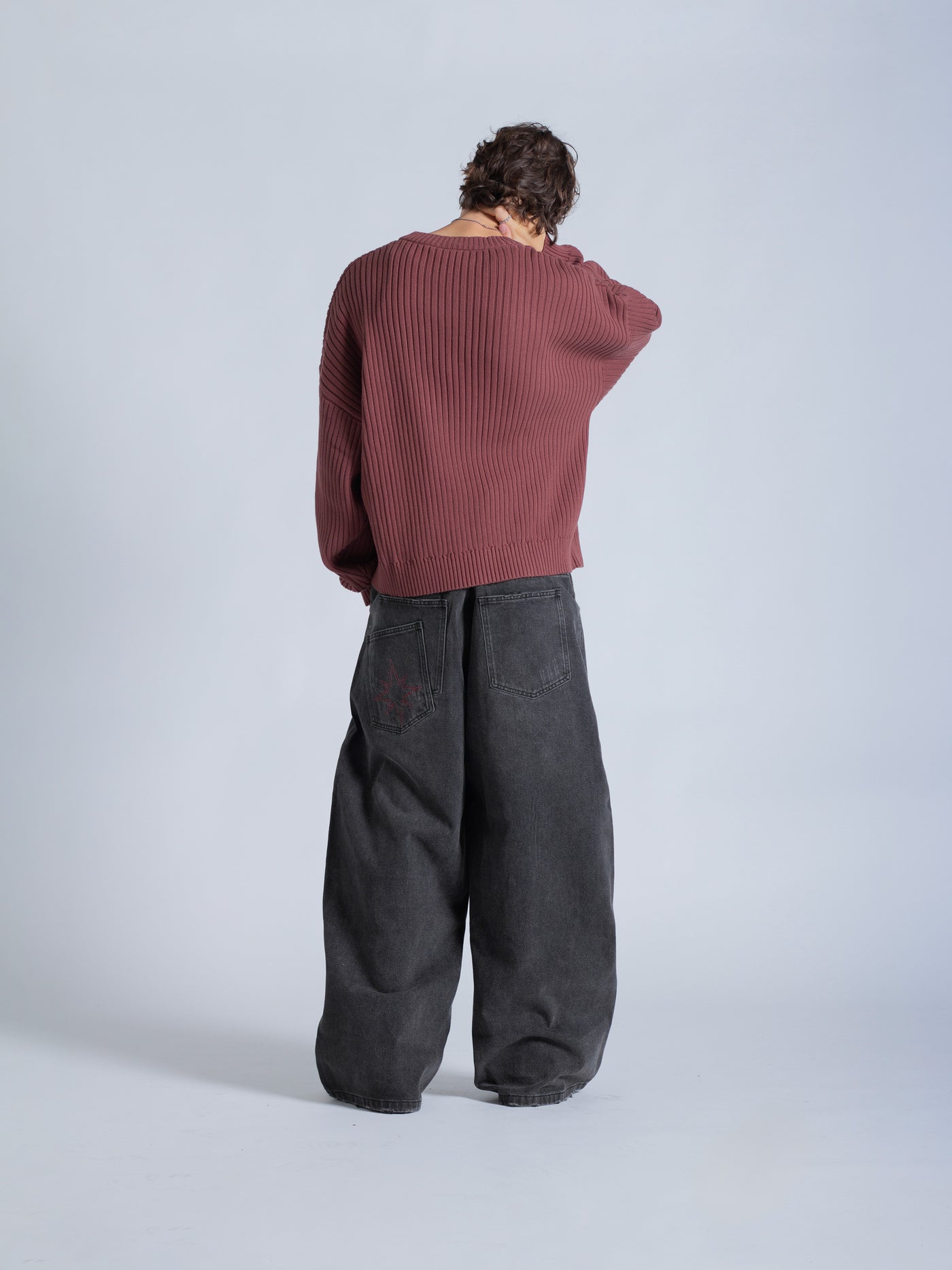 DRMERS RIBBED KNIT - MAROON