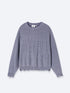 FALLING LETTERS KNIT - WASHED PURPLE