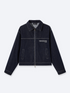 CREATIVE DEPT DENIM WORK JACKET - INDIGO (FRONT PRINT)