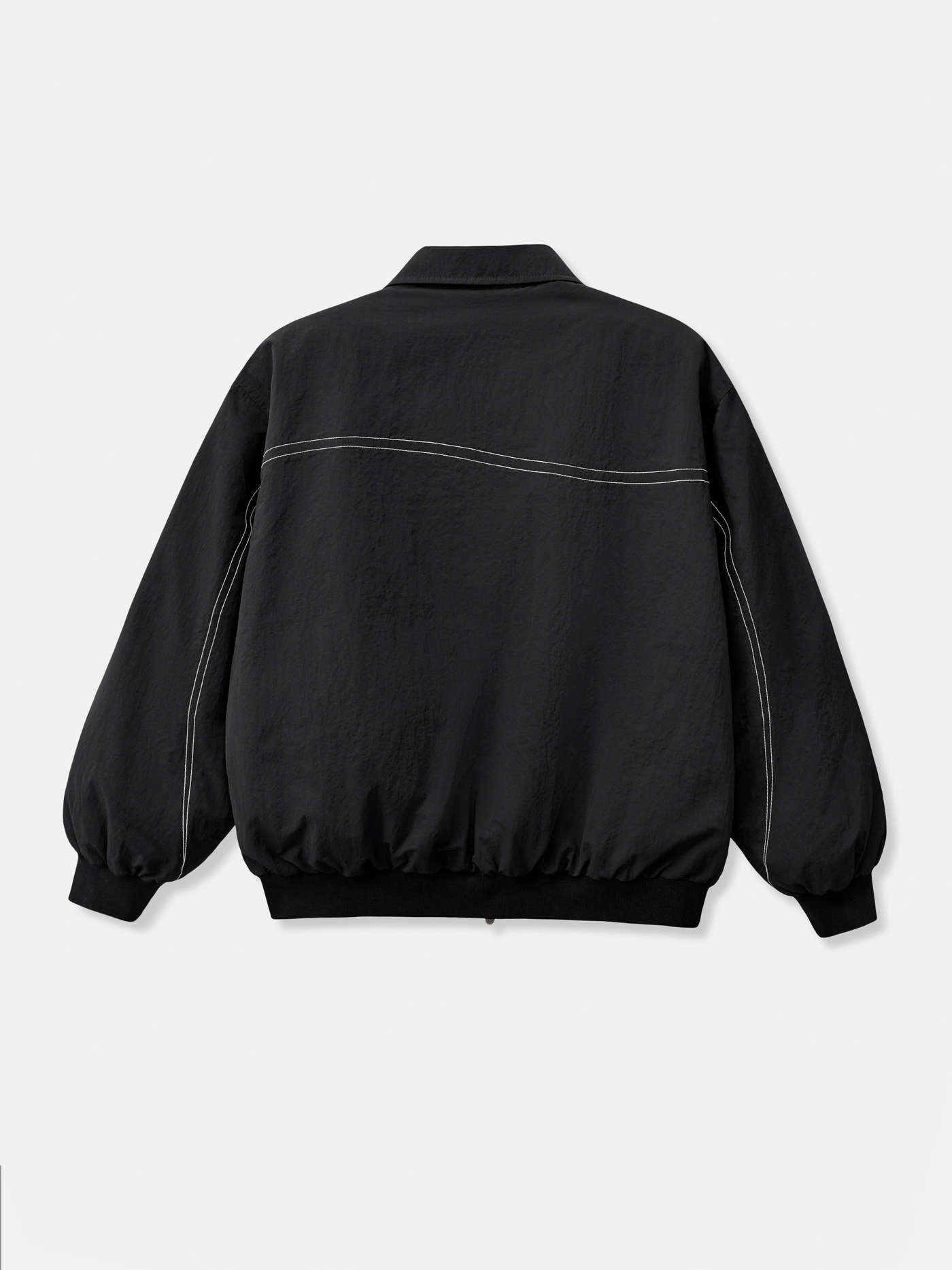 PADDED BOMBER JACKET - BLACK