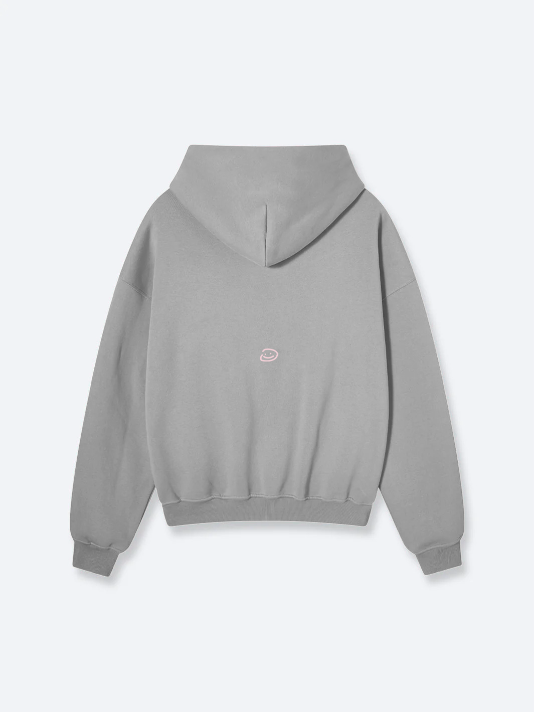 THANKS FOR BEING HERE V2 HOODIE - STONE GREY
