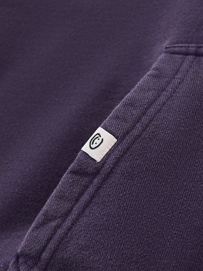 FLOATING LETTERS ZIP UP - MIDNIGHT LAVENDER