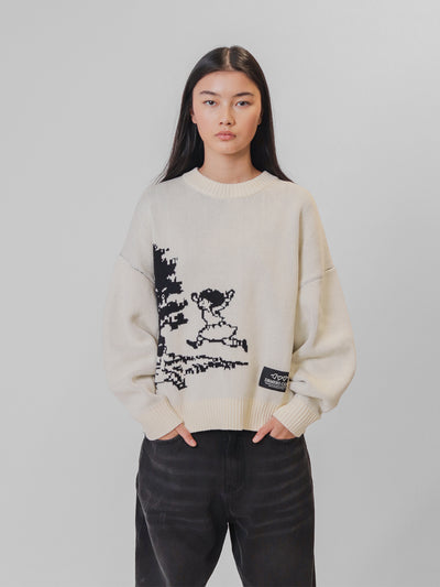 ROOTS OF JOY KNIT - BEIGE