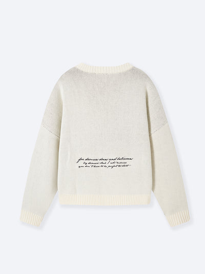 ROOTS OF JOY KNIT - BEIGE