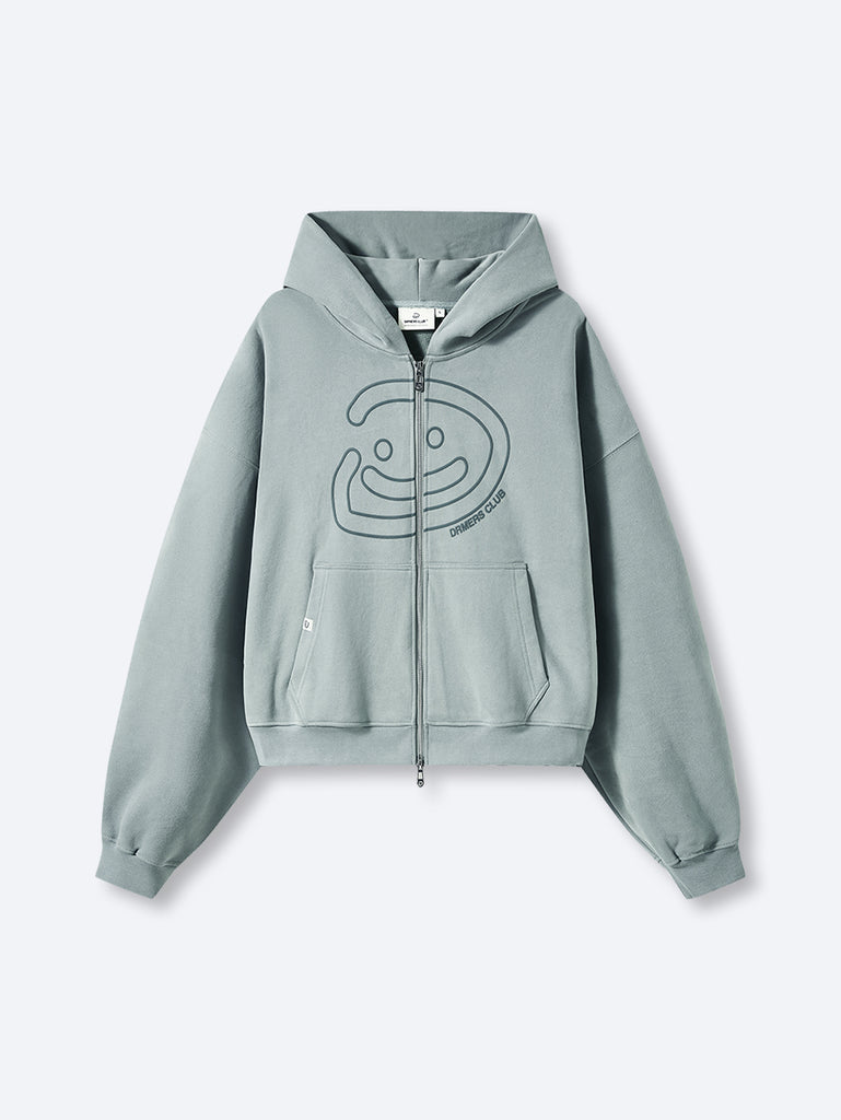 トップス 00s PRO CLUB double face zip-up hoodie DOUBLE FACE LABEL ZIP HOODIE | Parallel