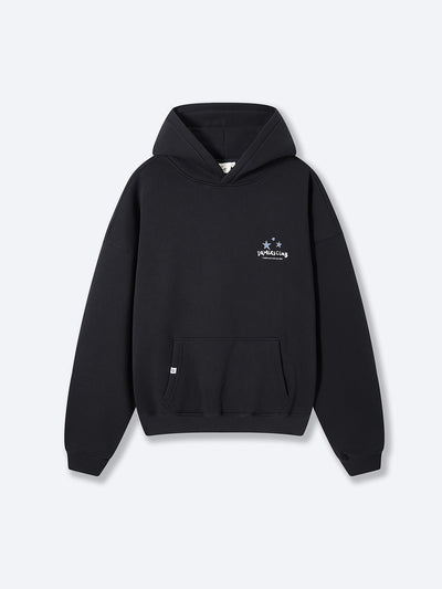 NO PLACE LIKE HERE HOODIE - FADED BLACK