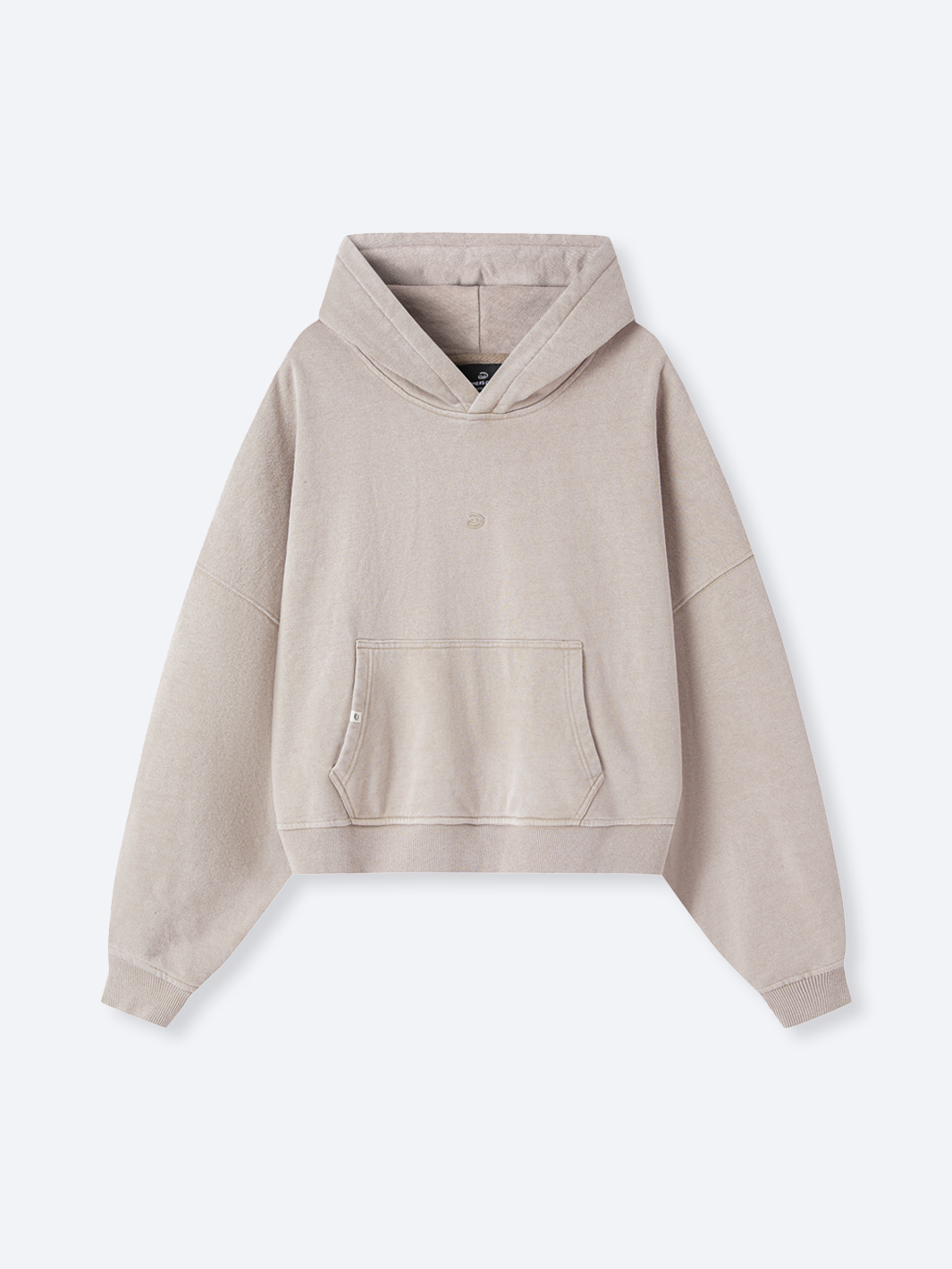 VINTAGE BOXY HOODIE - WASHED SAND