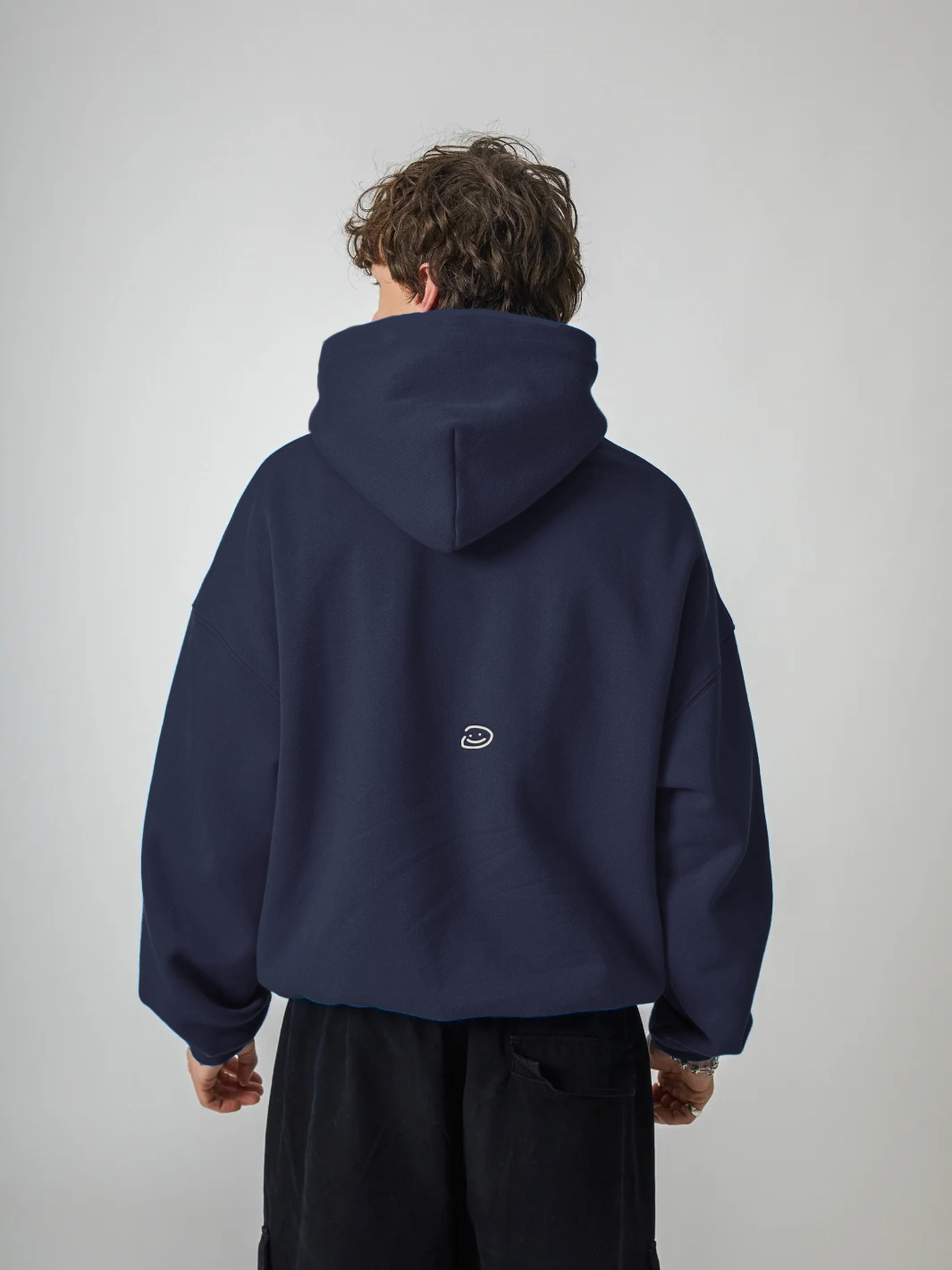 THANKS FOR BEING HERE V2 HOODIE - MIDNIGHT BLUE