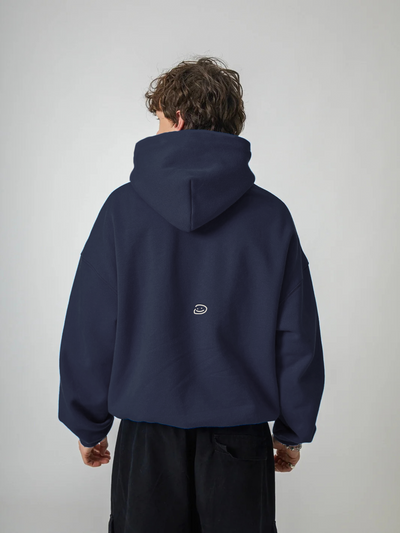 THANKS FOR BEING HERE V2 HOODIE - MIDNIGHT BLUE