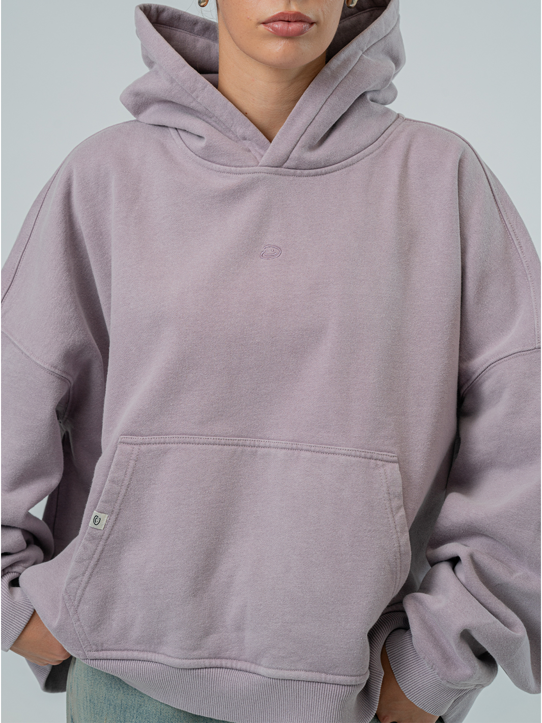 VINTAGE BOXY HOODIE - VIOLET