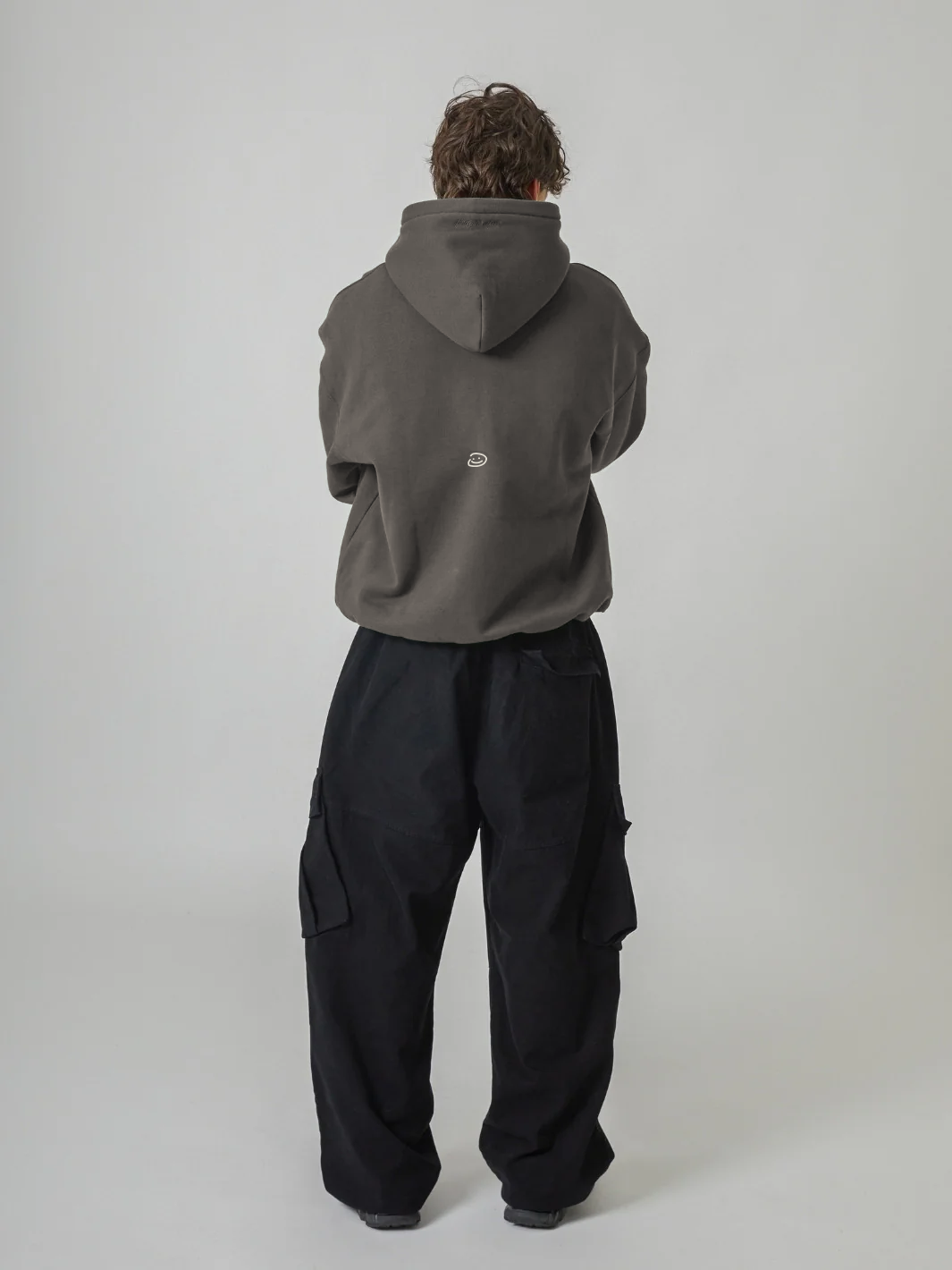 THANKS FOR BEING HERE V2 HOODIE - BURNT FOG
