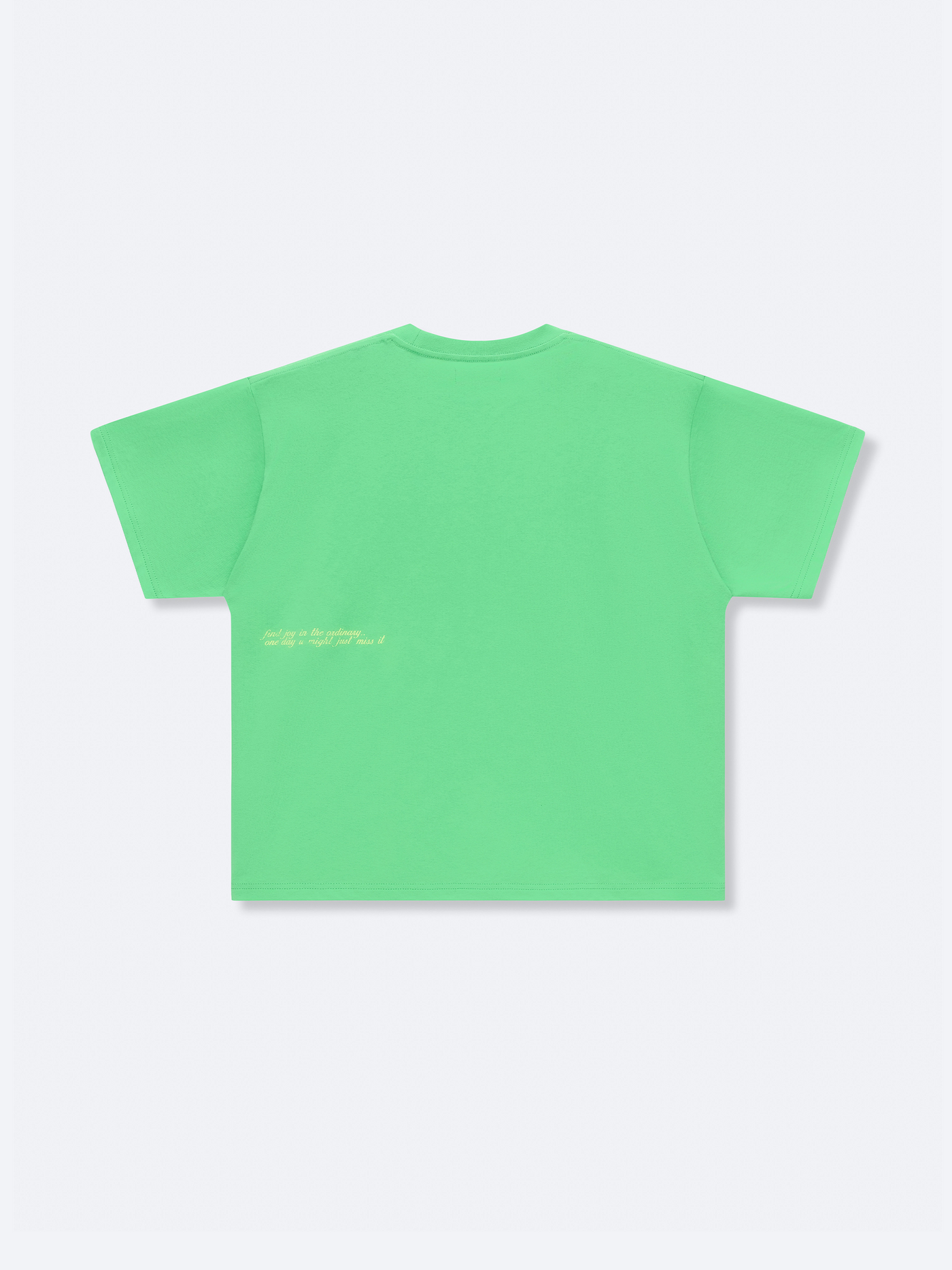 SIMPLE PLEASURES TEE - LIME GREEN – DRMERS CLUB