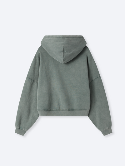 VINTAGE BOXY HOODIE - FADED PINE