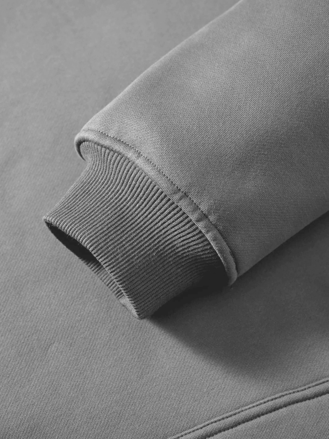 THANKS FOR BEING HERE V2 HOODIE - STONE GREY