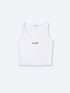 SCRIBBLE TANK - WHITE