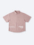OTW SHORT SLEEVE PLAID - SALMON