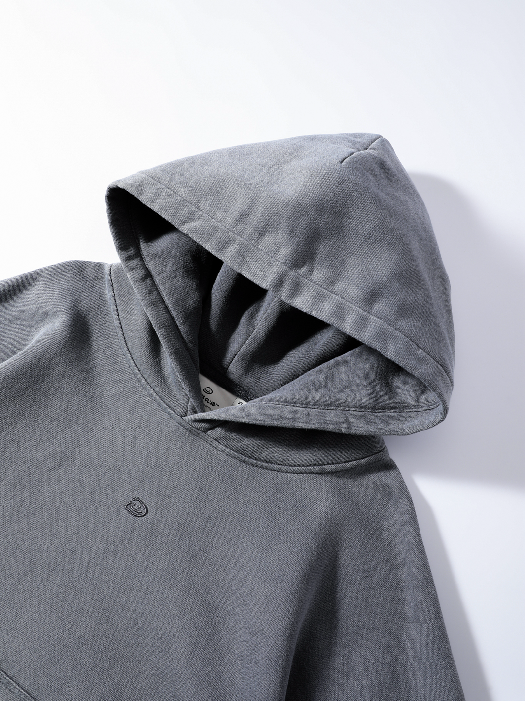 VINTAGE BOXY HOODIE - ASH SLATE