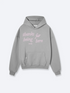 THANKS FOR BEING HERE V2 HOODIE - STONE GREY