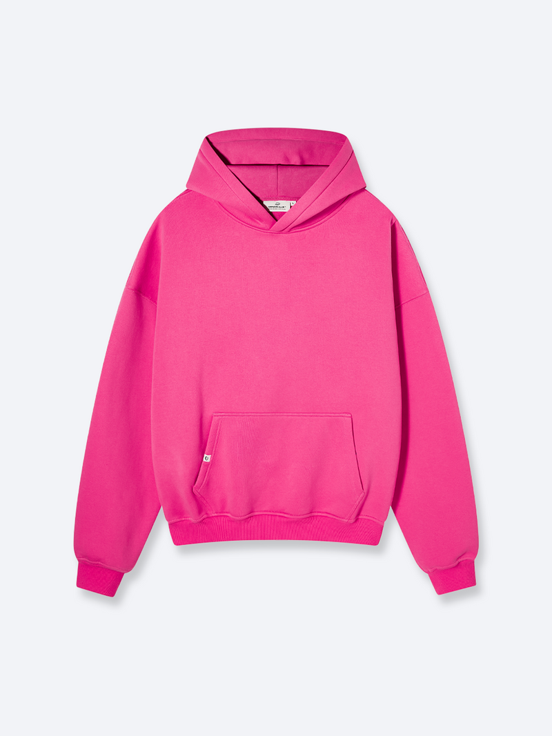 SIGNATURE BASIC HOODIE HOT PINK