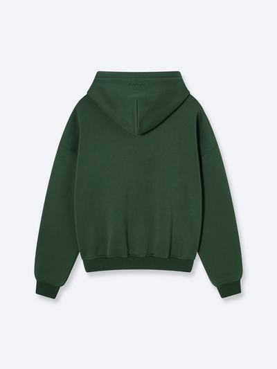 SIGNATURE BASIC HOODIE - MOSS GREEN