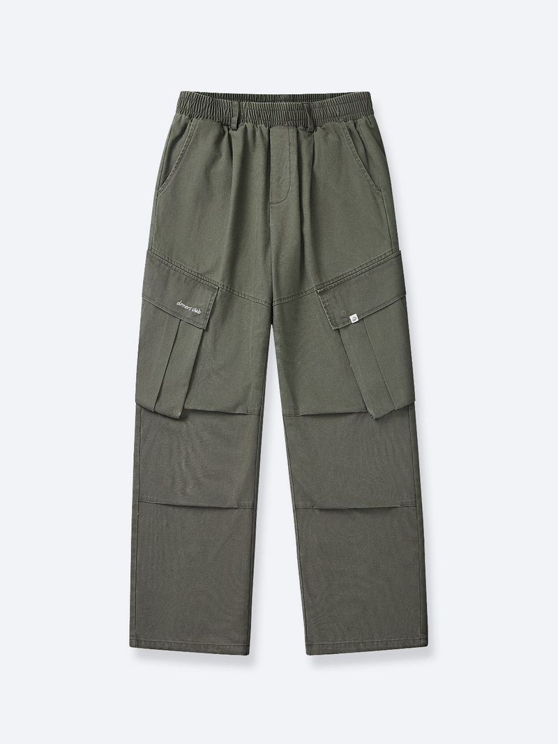 BAGGY CARGO PANTS ARMY GREEN