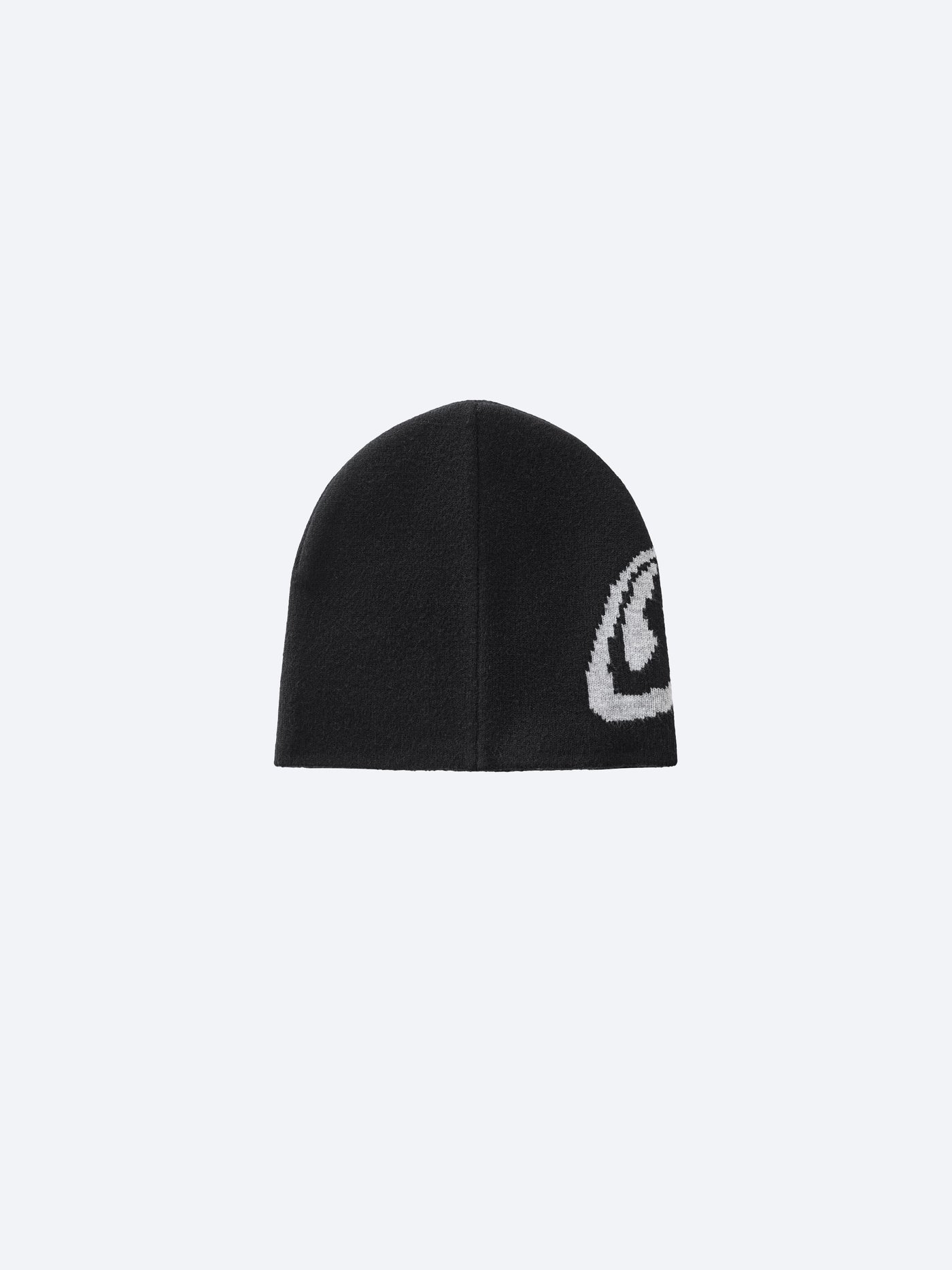 REVERSIBLE FREEFALL SMILEY BEANIE - BLACK/GREY