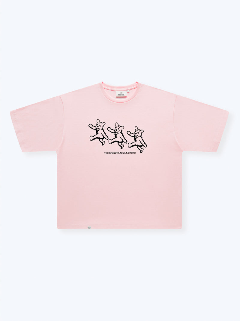 BEAR TEE - LIGHT PINK