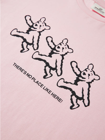 BEAR TEE - LIGHT PINK