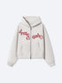 HANGING LETTERS ZIP - OFF WHITE