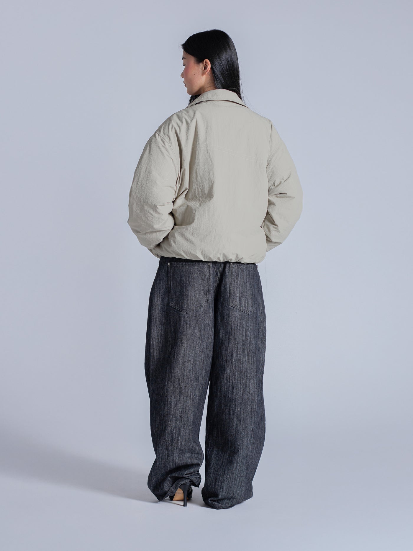 PADDED BOMBER JACKET - KHAKI