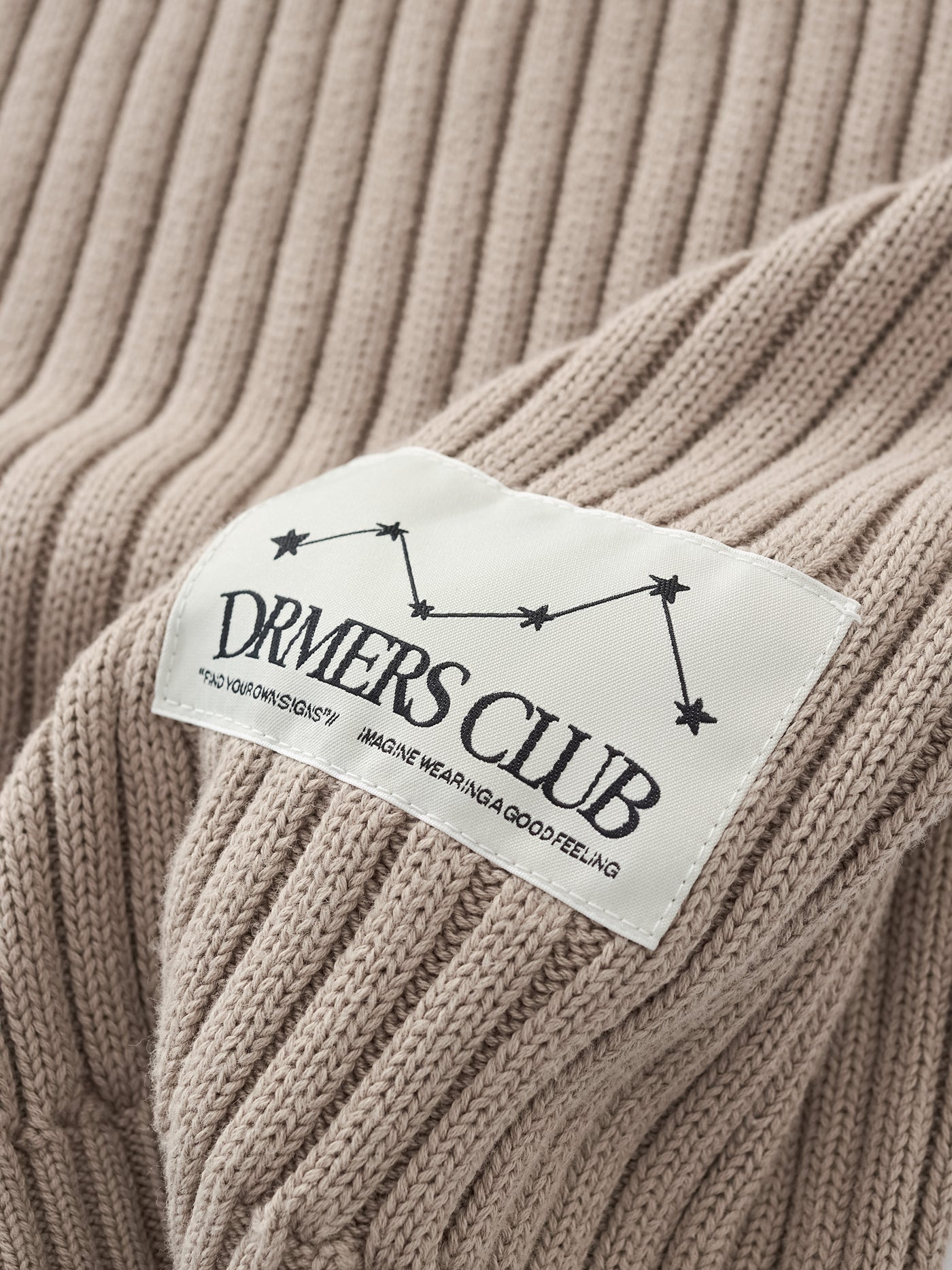 DRMERS RIBBED KNIT - BROWN