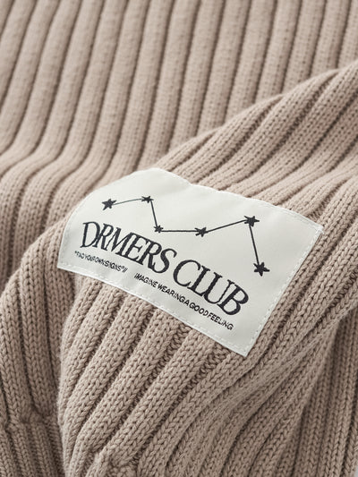 DRMERS RIBBED KNIT - BROWN