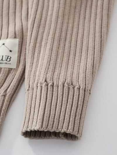 DRMERS RIBBED KNIT - BROWN