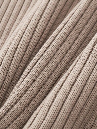 DRMERS RIBBED KNIT - BROWN