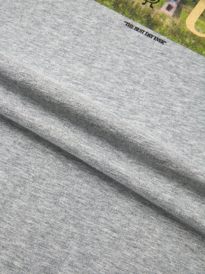 BEST DAY EVER TEE - HEATHER GREY