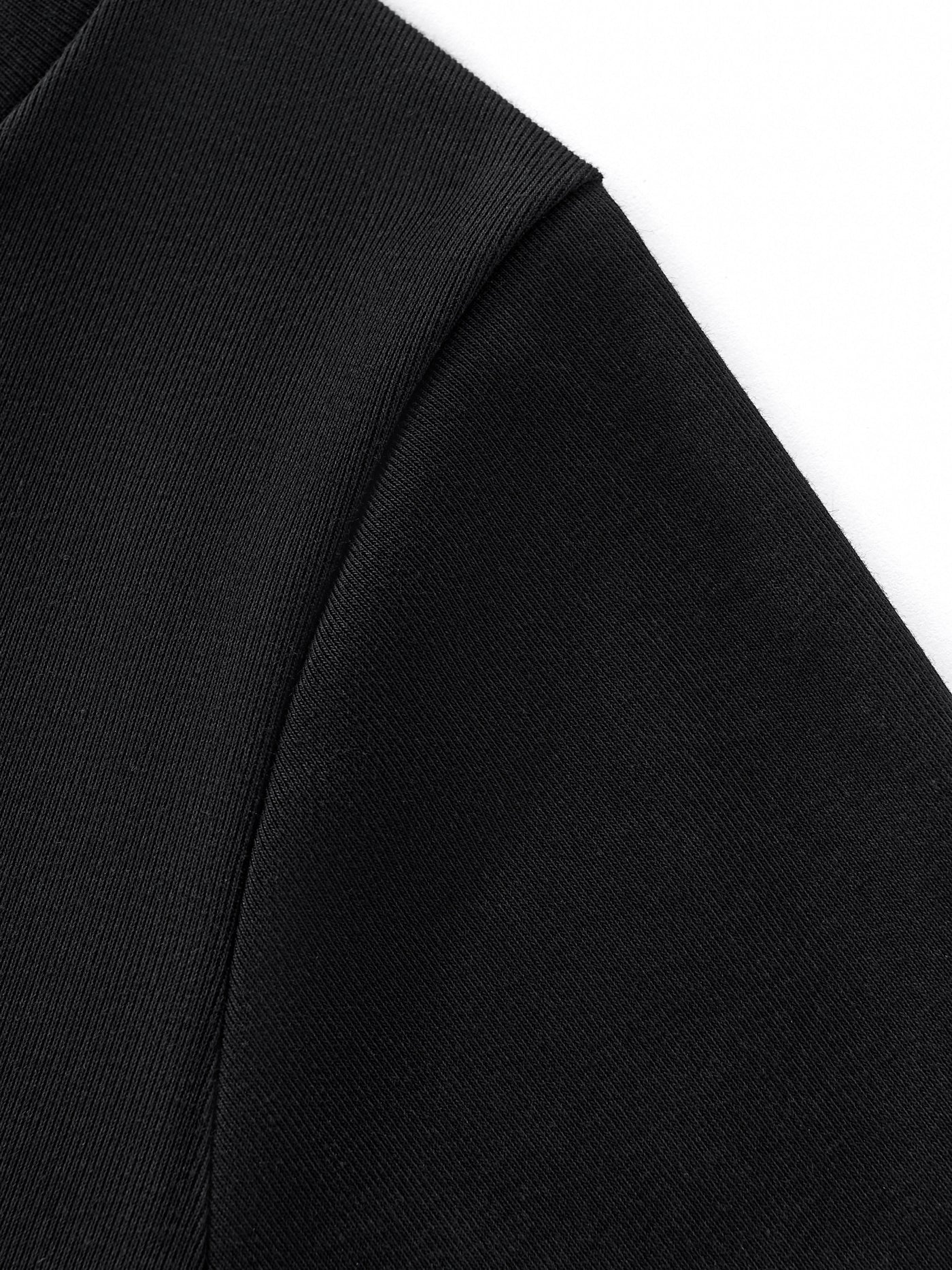 CROPPED-ISH BABY TEE - BLACK