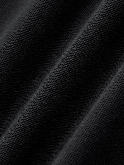 CROPPED-ISH BABY TEE - BLACK