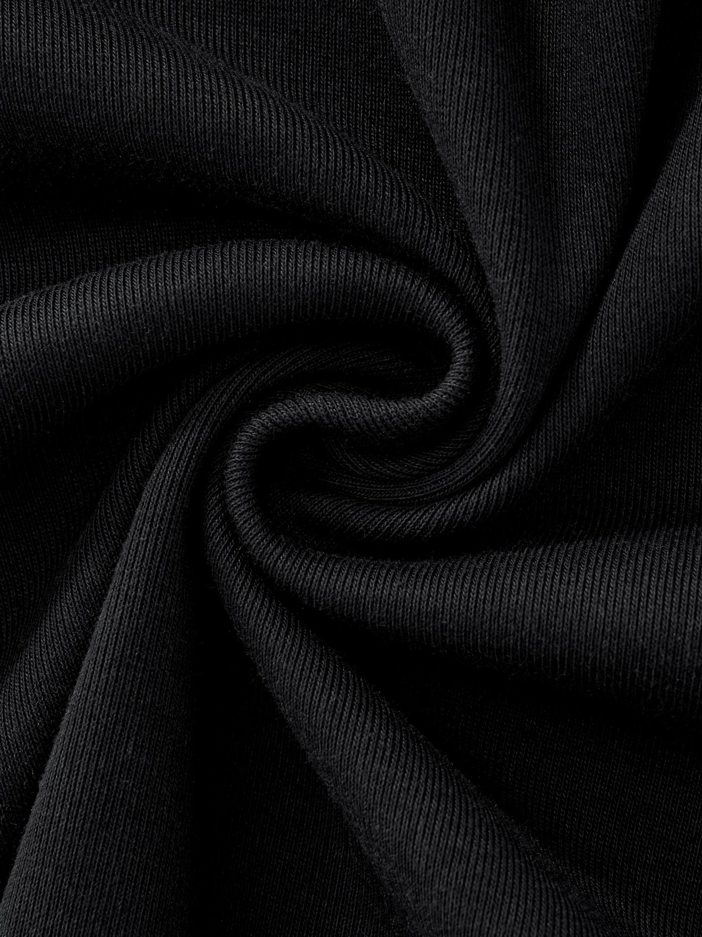 CROPPED-ISH BABY TEE - BLACK