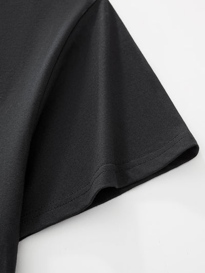 DAILY FITTED TEE - BLACK