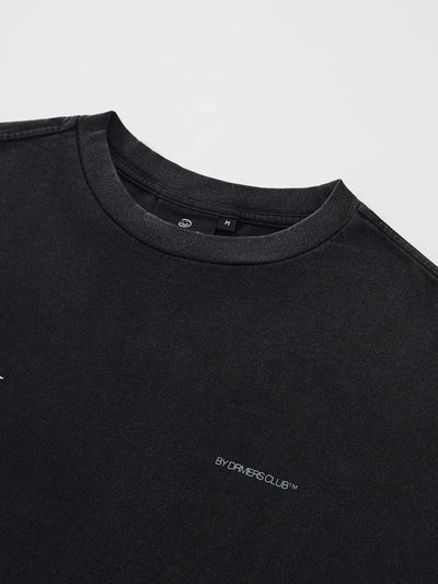 POLARIS LAYERED TEE - BLACK