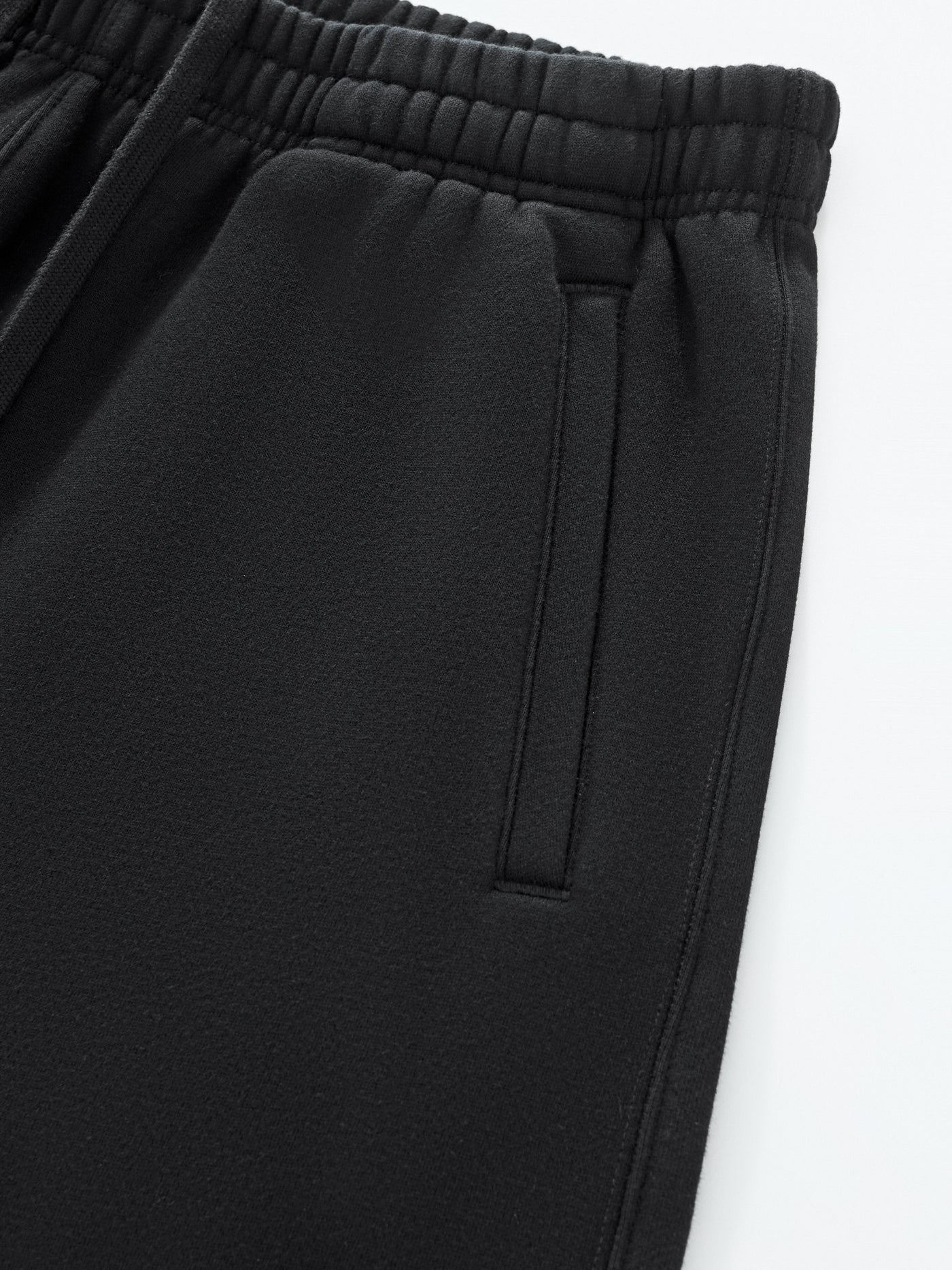 SIGNATURE BAGGY SWEATPANTS - BLACK