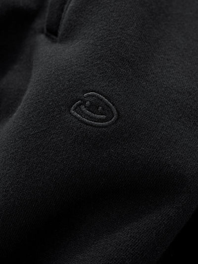 SIGNATURE BAGGY SWEATPANTS - BLACK