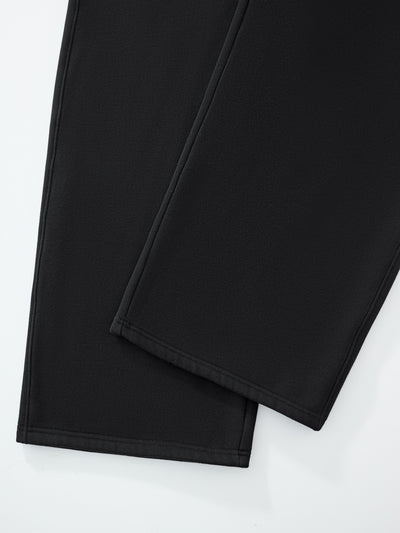 SIGNATURE BAGGY SWEATPANTS - BLACK