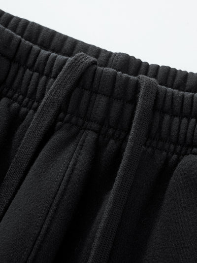 SIGNATURE BAGGY SWEATPANTS - BLACK