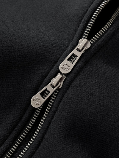 SIGNATURE BASIC DOUBLE ZIP - BLACK