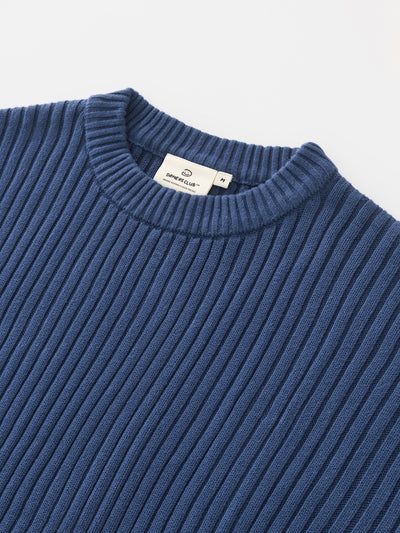 DRMERS RIBBED KNIT - NAVY